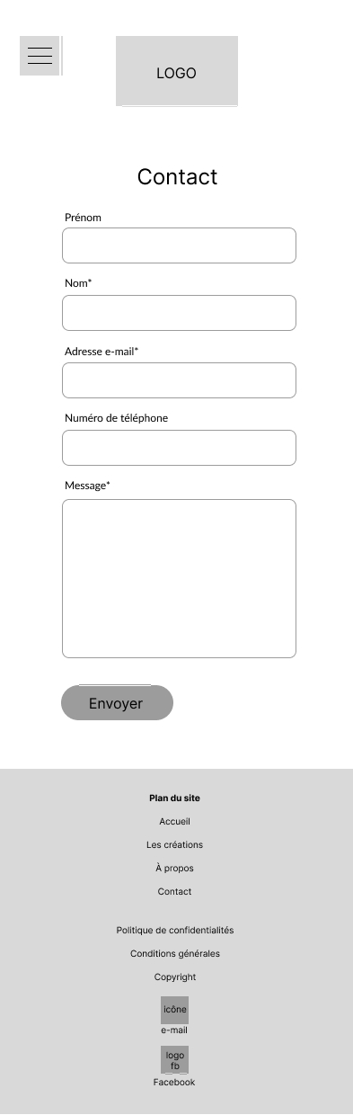 Wireframe Contact