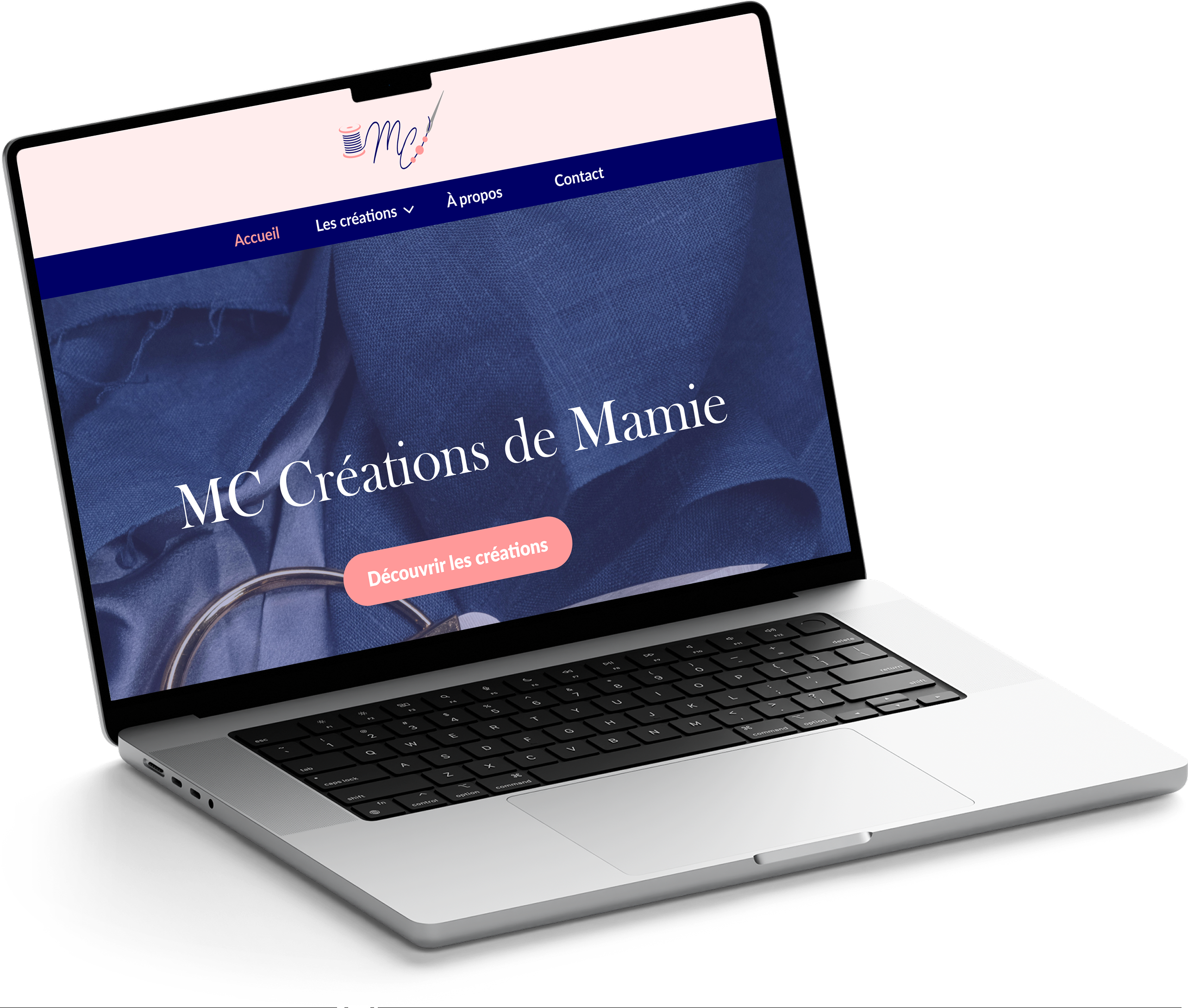 Mockup site desktop