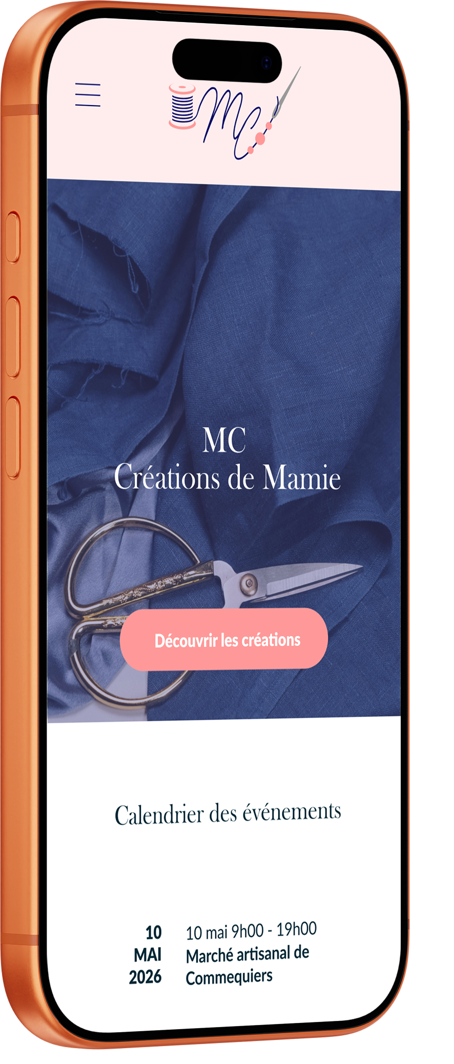 Mockup site mobile